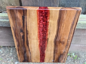 Gani Craft Planche à découper rectangulaire en résine et bois Eco-Uniq de Impex - Product Image 3