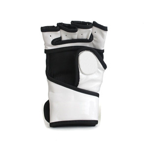 Servicio OEM Hombres MMA PU Guantes de boxeo Pakistán Hecho Material duradero Mejor precio Hombres Medio dedo Guantes DE LUCHA MMA - Product Image 5