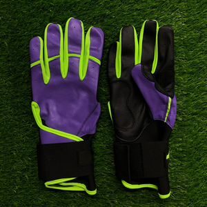 Meilleurs gants de frappe de baseball professionnels en cuir souple pour jeunes et adultes, design personnalisé à manchette courte, pour droitiers et gauchers - Product Image 5