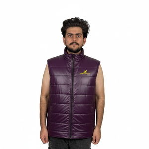 Chaleco Acolchado Sin Mangas Oem, Chaqueta Acolchada con Logotipo Personalizado en Color, Chalecos de Poliéster de Alta Calidad, Chaqueta Acolchada Cálida para Hombre - Product Image 1