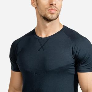 Vêtements pour hommes T-shirt vierge short costume T-shirt slim pour hommes T-shirt imprimé Logo T-shirts personnalisés pour hommes - Product Image 4