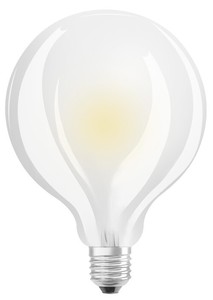 Lámpara globo LED de cristal, acabado mate, E27 11W, 2700K, 138x95mm. (Osram 4058075808515) - Product Image 1