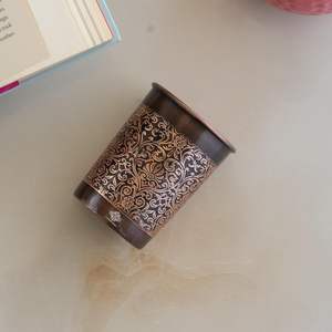 Vaso de cobre para la hidratación diaria ayuda en la inmunidad de la digestión y la desintoxicación natural - Product Image 2