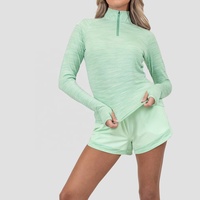 Vestes de yoga écologiques personnalisées pour femmes avec logo, idéales pour la course et l'entraînement, durables, légères, à séchage rapide et imprimées pour la gym