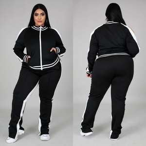 Conjunto de Ropa Abrigada para Mujer y Hombre, Conjuntos de Ropa de Otoño e Invierno, Sudadera con Cuello Alto y Cremallera, Pantalones, Chándales Abrigados para Hombre - Product Image 5