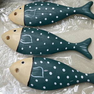Wooden Fish Crafts | Handmade Art Ornament, Rustic Coastal Style, Bulk Wholesale, OEM/ODM Export - Product Image 4