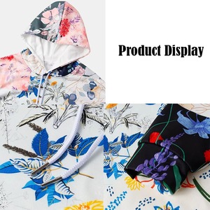 Sweat à capuche à sublimation intégrale, résistant à la décoloration, tissu à séchage rapide, coupe classique, polyester, vêtements de sport chauds pour l'hiver, écologique, OEM / ODM - Product Image 5