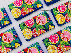 กระเป๋าคลัทช์มะนาวยามเย็นกระเป๋าคลัทช์ลูกปัดแฮนด์เมดสำหรับผู้หญิงกระเป๋าแมสเซนเจอร์อินเดียคอลเลกชันปาร์ตี้ชายหาด - Product Image 2