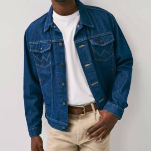 Chaqueta Vaquera Reversible Ecológica con Cuello Alto y Logotipo Personalizado de Alta Calidad, Nueva Llegada, Tendencia, Servicio OEM para Hombre - Product Image 5