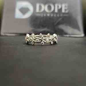 Adorable Anillo de Compromiso DOPE JEWELLS DLR-0096 de Oro Sólido de 14 Quilates con Piedra Natural, Certificado IGI, Unisex para el Día de Compromiso - Product Image 5