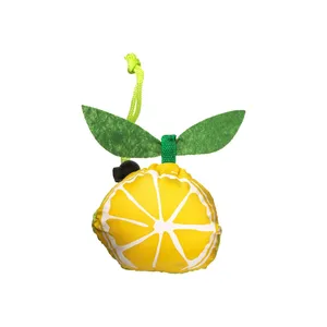 Borsa Pieghevole Promozionale Personalizzata nei Colori Arancione, More e Limone - Product Image 6