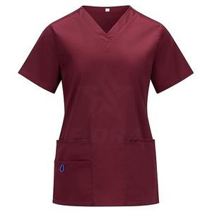 Conjunto de Uniforme Médico Fig de Alta Venta, Top Elástico de Manga Corta OEM al por Mayor para Doctores, Enfermeras, Uso Médico y Hospitalario - Product Image 1