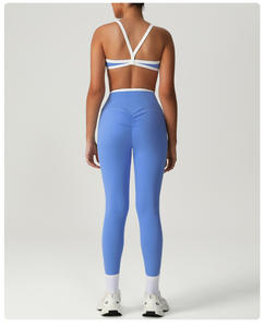 Conjunto de yoga para mujer al por mayor: conjunto de dos piezas de fitness transpirable para ejercicio de yoga. Adecuado para mujeres. - Product Image 4