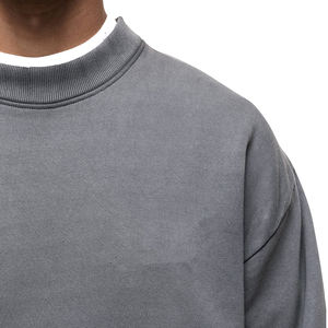 Sweat-shirt à manches longues décontracté pour homme, imprimé numérique, tissé, respirant, nouveau printemps-automne, polyester/coton - Product Image 3