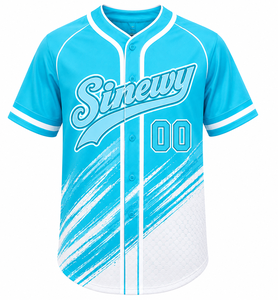 เสื้อเบสบอลเนื้อผ้าทนทาน พิมพ์ลายแบบซับลิเมชั่น ชื่อและหมายเลขตามสั่ง สำหรับผู้ใหญ่ ใส่ได้ทั้งชายและหญิง แขนสั้น ระบายอากาศได้ดี ผลิตจากโพลีเอสเตอร์ เหมาะสำหรับทีม - Product Image 2