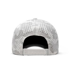 Gorra de béisbol deportiva de 5 paneles Premium con logotipo personalizado bordado a mano Gorra deportiva de malla alta de 6 paneles Patrón impreso ajustado - Product Image 4