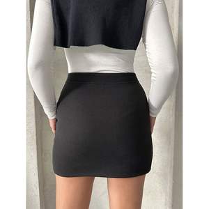 Minifalda al por Mayor con Detalle de Abertura Lateral para Mujer - Product Image 2