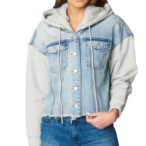 Nueva llegada de las mujeres de la calle de estilo chaqueta de mezclilla cómoda y sostenible de las mujeres chaqueta de mezclilla para la venta - Product Image 2