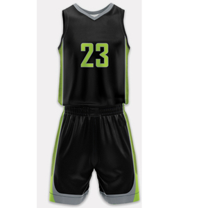 Ensemble d'uniformes de basketball réversible en polyester imprimé grande taille de haute qualité, personnalisable avec nom d'équipe, séchage rapide, certifié BSCI, pour l'été - Product Image 5