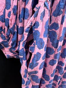 Vestido Midi acampanado de algodón ecológico con estampado de exportación para mujer, atuendo informal de verano, patrones vibrantes, India Natural - Product Image 4