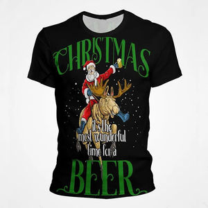 <b>Christmas</b> Logo <b>Men's</b> O-neck <b>Christmas</b> <b>T</b>-<b>shirt</b> For <b>Men</b> Short Sleeve Hip Hop Style 2025 New Custom - Product Image 1