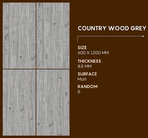 ไม้ธรรมชาติดูการออกแบบล่าสุดของกระเบื้องพอร์ซเลน600x1200มม. กระเบื้องเคลือบสำหรับบ้านโรงแรมห้องพัก - Product Image 1