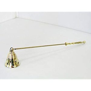 Accessoires de bougie personnalisés en vrac en gros coupe-mèche en métal de couleur or personnalisé coupe-coquille en fer extincteur dentelé - Product Image 1