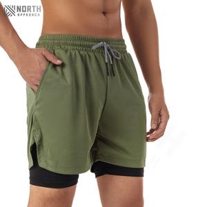 Pantalones Cortos Deportivos de Verano para Hombre, Diseño Sólido, Holgados, Casuales, de Malla, para Ejercicio al Aire Libre y Deportes de Playa, Venta al Por Mayor Personalizada - Product Image 4