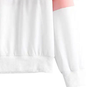 Vente directe d'usine col rond femmes sweats hiver chaud épais polaire multi-panneau sweat-shirt pour les femmes - Product Image 2