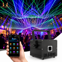 Prix Usine 6W 7W Laser Professionnel pour Mariage, Animation 3D, Dessin Animé, Éclairage Scénique, Mode Application pour Pub, Bar, Fête, Club