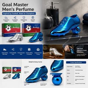 <span class=keywords><strong>Perfume</strong></span> Deold Goal Master para Hombre, 100 ml, Aroma Amaderado, Spray de Niebla Fina, en Forma de Zapatilla de Fútbol - Product Image 2