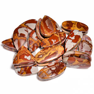 Alta calidad Noreena Jasper Cabochon Piedra preciosa de cuarzo natural suelta para pendientes Pares de jaspe Noreena de alta calidad - Product Image 3