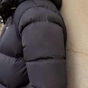 Chaqueta Acolchada de Lona Larga y Delgada para Hombre, de Alta Calidad, Personalizada, 100% Poliéster, Diseño Acolchado, con Capucha, para Invierno - Product Image 5