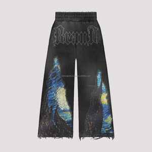 ชุดกีฬาผ้าขนแกะแบบบางสำหรับผู้ชายระบายอากาศได้ดีชุดวอร์มมีฮู้ดสีพื้นกางเกงวอร์มมีฮู้ดไซส์ใหญ่พิเศษ - Product Image 6