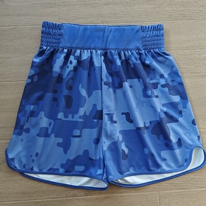 Short de boxe thaïlandaise Ceinture élastique sur le thème de la Thaïlande Polyester lavé à séchage rapide/Nylon Arts martiaux Porter Kick Boxing MMA Wrestling - Product Image 6