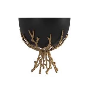 Bol en métal argenté élégant à bord ondulé avec texture martelée à la main, parfait pour la décoration de table ou les arrangements festifs - Product Image 6