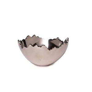 Cuenco de arroz de diseño moderno con cuenco de servicio de vajilla de metal sólido de calidad estándar para decoración del hogar - Product Image 4