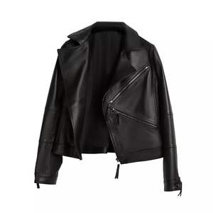 Vêtements en cuir pour femmes, mode streetwear, veste pour femmes, vestes grandes tailles, vêtements pour femmes - Product Image 3