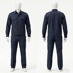 Uniforme de Seguridad Verde Oliva de Alta Resistencia, 280 GSM, Poliéster y Algodón Elástico Ripstop, Panel Reforzado, Logotipo Personalizado - Product Image 3