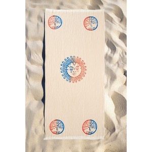 Varol Organic 100% coton mousseline Pestemal-Dualis, motif original écologique - Product Image 3