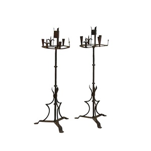 Candélabres en métal bougies éclairage décoration support pour fête de mariage hôtel décor à la maison support patine fini décoratif - Product Image 6