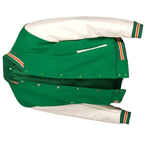 Hot Selling Men's Winter Varsity Jackets High Quality Breathable Wool Body Light Leather CollegeBaseballjacket for men - Product Image 2