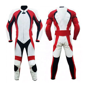 Combinaison de course en cuir pour moto personnalisée pour homme, vêtements de sport coupe-vent, taille plus, imperméable et respirant - Product Image 5