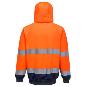 Sudaderas con capucha reflectantes de lana de alta calidad Sudaderas de trabajo de seguridad a un precio razonable para la seguridad de invierno - Product Image 4