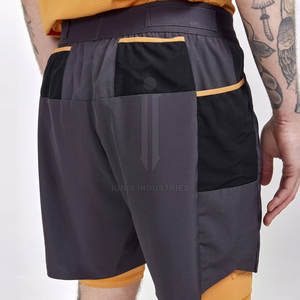 Pantalones cortos de gimnasio para hombre hechos a medida, pantalones cortos de gimnasio de nuevo diseño, pantalones cortos de gimnasio de poliéster Spandex para hombre - Product Image 5