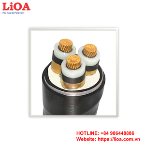 Cable de alimentación de voltaje medio LiOA CXV/20/35 (40,5) kV 3 núcleos Conductor de cobre Estándar IEC 60502 - Product Image 3