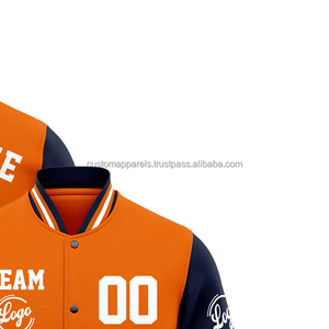 แจ็กเก็ตตัวแทนมหาวิทยาลัย MCACVJ-157ตามสั่งสำหรับโรงเรียนจิตวิญญาณคอตั้งคอตั้งอุปกรณ์ตกแต่งด้านหน้าสำหรับทีมกีฬาสั่งซื้อจำนวนมาก - Product Image 4