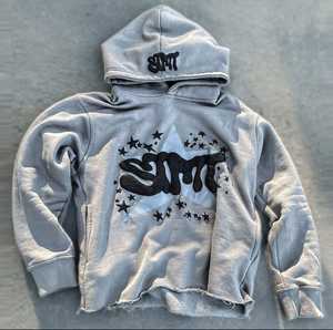 Sweats à capuche mélangés en coton pour hommes de qualité professionnelle motif solide de rue haute personnalisé pour l'hiver pour col à capuche imprimé bouffant - Product Image 4