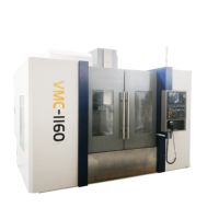 Centre d'usinage vertical à rail linéaire Vmc1160 CNC à grande course de haute qualité avec système de contrôle Fanuc de haute précision