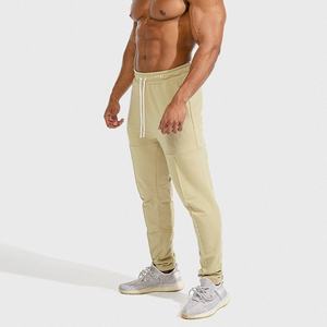 Pantalons de jogging en molleton technique 100% coton de haute qualité, style streetwear, gris chiné, pour homme, lavés, pour le jogging quotidien - Product Image 2